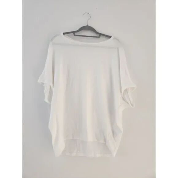 Michael Stars Ellie Elbow Sleeve Top in Chalk | Size XS - Picture 2 of 4